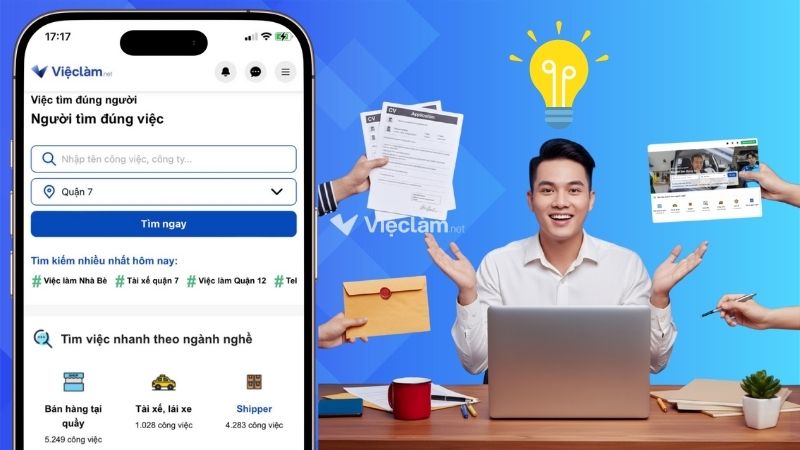 Địa điểm nộp hồ sơ bảo hiểm thất nghiệp tại Quận 7, TP HCM Tìm việc làm uy tín, dễ dàng trên Vieclam.net