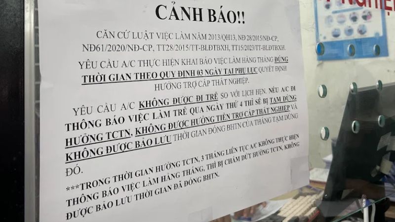 Cảnh báo của Cơ quan BHTN về việc tuân thủ quy định báo cáo việc làm