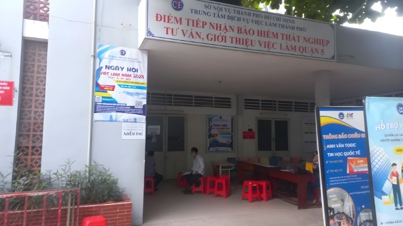Địa điểm tiếp nhận hồ sơ hưởng BHTN tại Quận 5