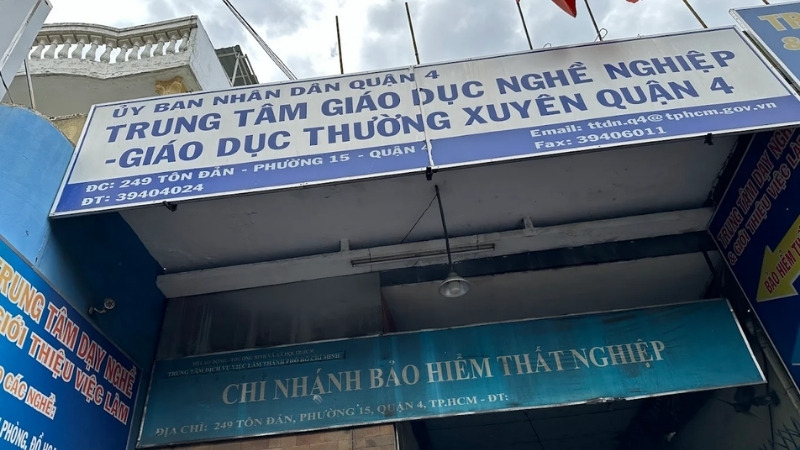 Địa điểm nộp hồ sơ bảo hiểm thất nghiệp tại Quận 7, TP HCM Chi nhánh Bảo hiểm thất nghiệp Quận 4 trên đường Tôn Đản