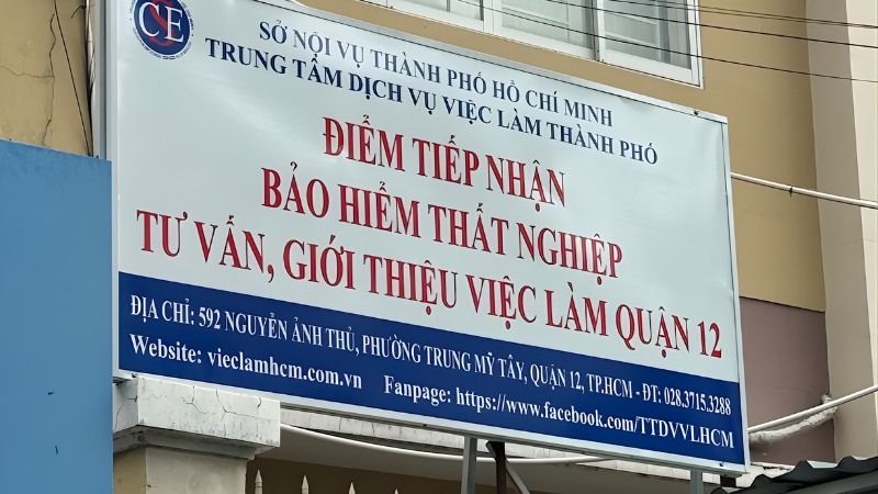 Địa điểm nộp hồ sơ bảo hiểm thất nghiệp tại Quận 12, TP HCM Chi nhánh Bảo hiểm thất nghiệp Quận 12 trên đường Nguyễn Ảnh Thủ