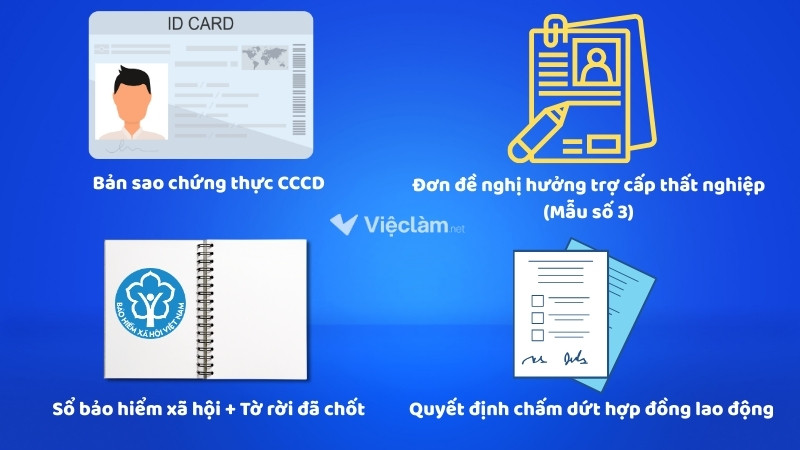 Giấy tờ cần có trong Hồ sơ hưởng trợ cấp thất nghiệp