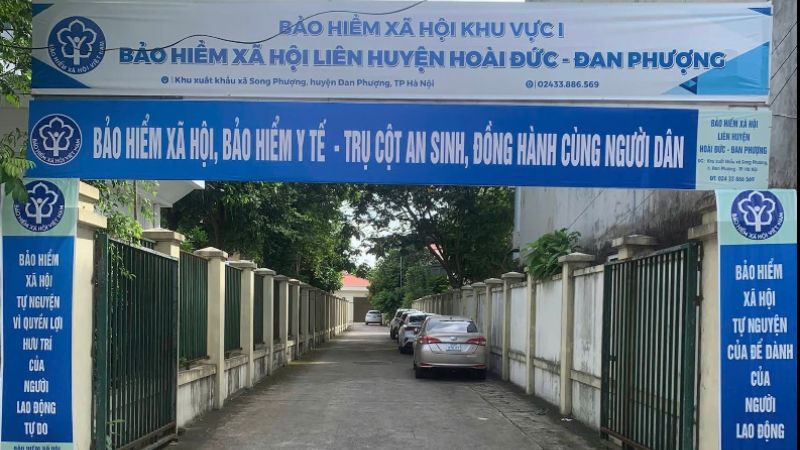 BHXH huyện Hoài Đức hiện có địa chỉ tại khu Xuất khẩu, xã Đan Phượng (Nguồn: Google Maps)