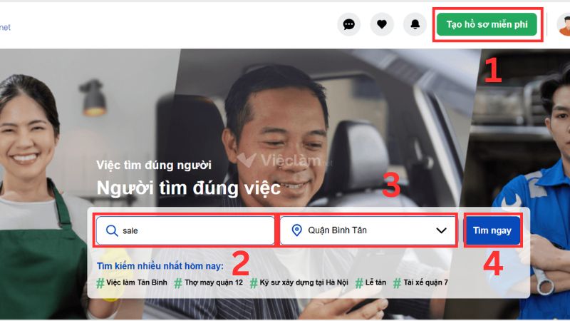 Địa điểm nộp hồ sơ bảo hiểm thất nghiệp Quận Bình Tân, TP HCM Tìm việc làm tại quận Bình Tân trên website Vieclam.net