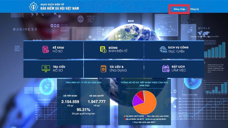 Bảo hiểm xã hội quận Long Biên: Địa chỉ và thông tin liên hệ Giao diện Cổng giao dịch điện tử BHXH Việt Nam (Nguồn: Công ty bảo hiểm OPES)