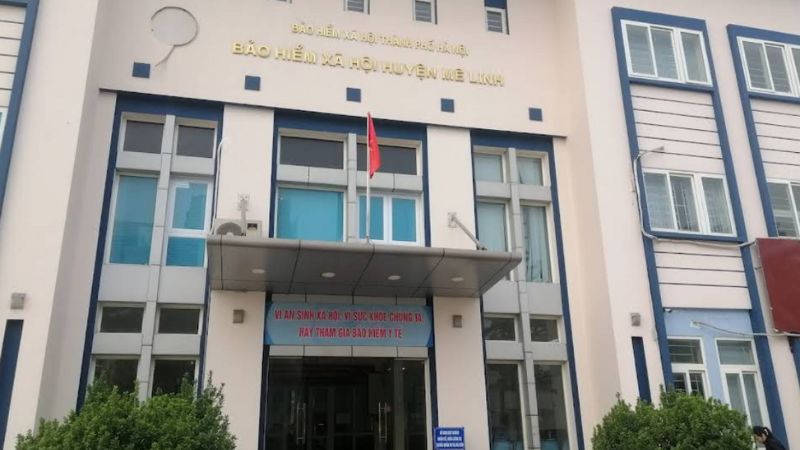 Không gian bên ngoài của cơ sở bảo hiểm xã hội huyện Mê Linh (Nguồn: Google maps)