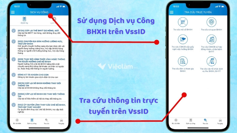 Bảo hiểm xã hội quận Nam Từ Liêm: Địa chỉ và thông tin liên hệ VssID có chức năng tra cứu thông tin và giải quyết một số thủ tục BHXH đơn giản