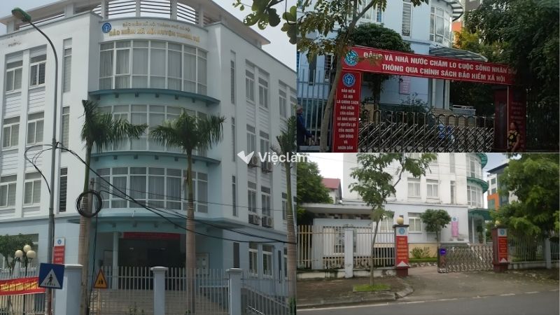 Trụ sở Bảo hiểm xã hội huyện Thanh Trì trên đường Ngọc Hồi