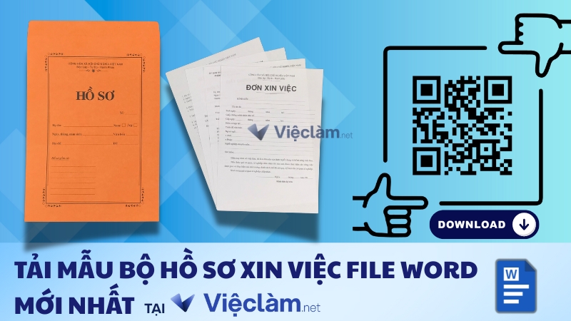 Tải mẫu bộ hồ sơ xin việc mới nhất tại Vieclam.net