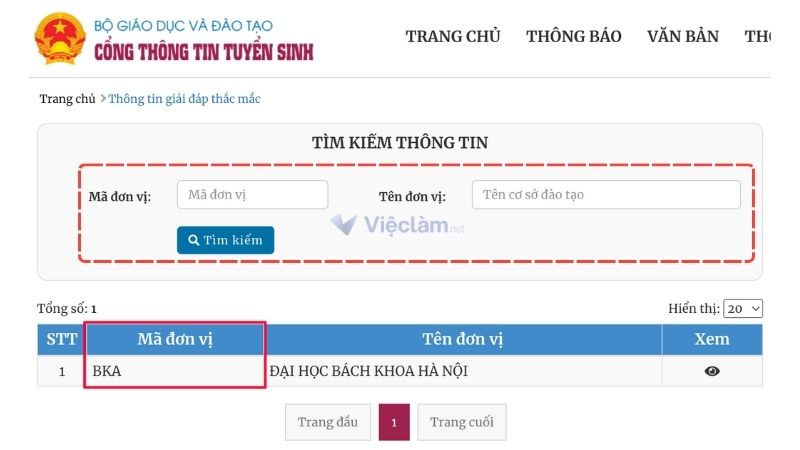 Cách viết ký hiệu trường trong sơ yếu lý lịch