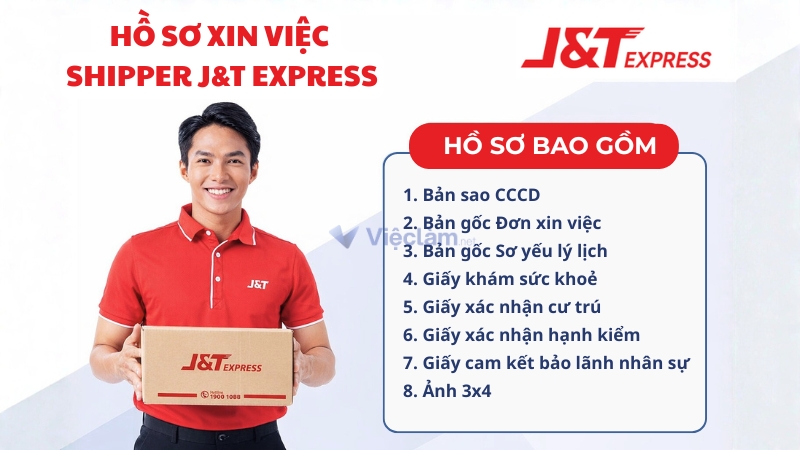 Hướng dẫn chuẩn bị hồ sơ xin việc shipper J&T Express