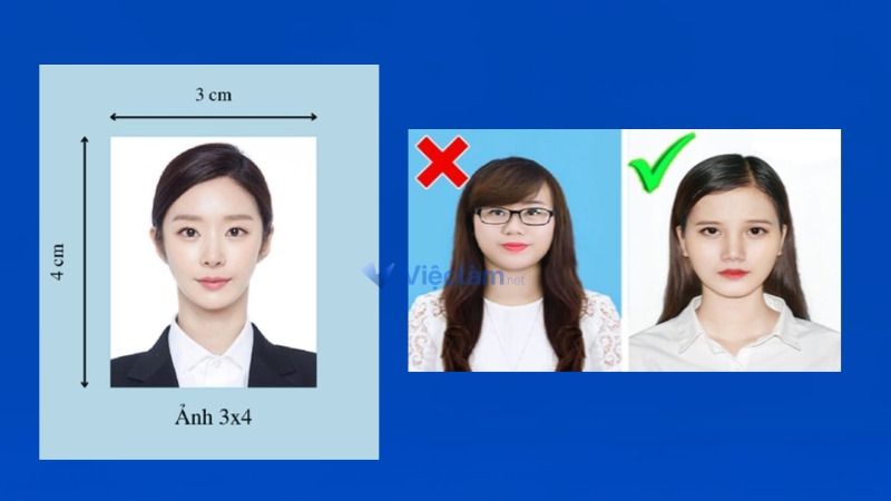 Ảnh thẻ 3x4 trong hồ sơ xin việc J&T Express