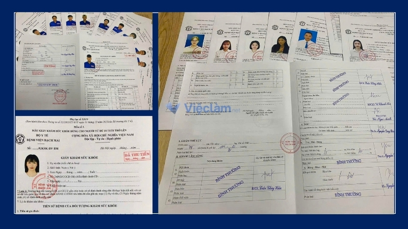 Tham khảo mẫu giấy khám sức khoẻ