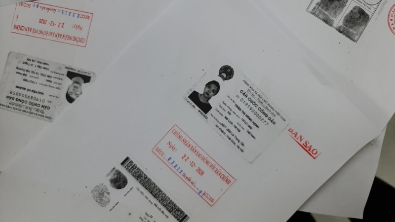 Chuẩn bị 2 - 3 bản sao công chứng để chủ động khi doanh nghiệp yêu cầu