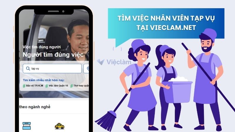 Mẫu đơn xin việc tạp vụ và hướng dẫn cách ghi chi tiết Tìm việc tạp vụ uy tín tại Vieclam.net