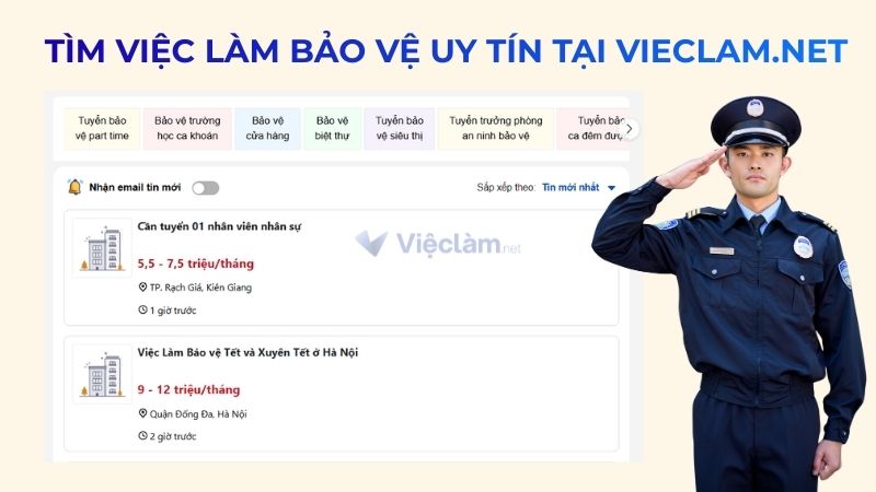 Mẫu đơn xin việc bảo vệ và hướng dẫn cách ghi chi tiết Tìm việc làm bảo vệ uy tín tại Vieclam.net