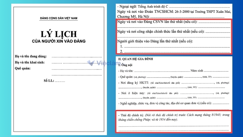 Hướng dẫn cách điền thái độ chính trị trong sơ yếu lý lịch Hướng dẫn cách điền thái độ chính trị trong sơ yếu lý lịch