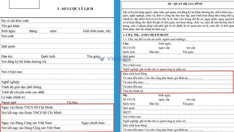 Hướng dẫn cách điền thái độ chính trị trong sơ yếu lý lịch Vị trí mục “Thái độ chính trị” trong Lý lịch tự khai