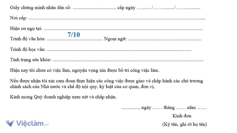 Tham khảo cách điền Trình độ học vấn đối với người học hệ phổ thông 10 năm