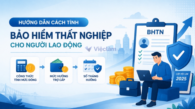 Hướng dẫn cách tính bảo hiểm thất nghiệp cho người lao động Hướng dẫn cách tính bảo hiểm thất nghiệp cho người lao động