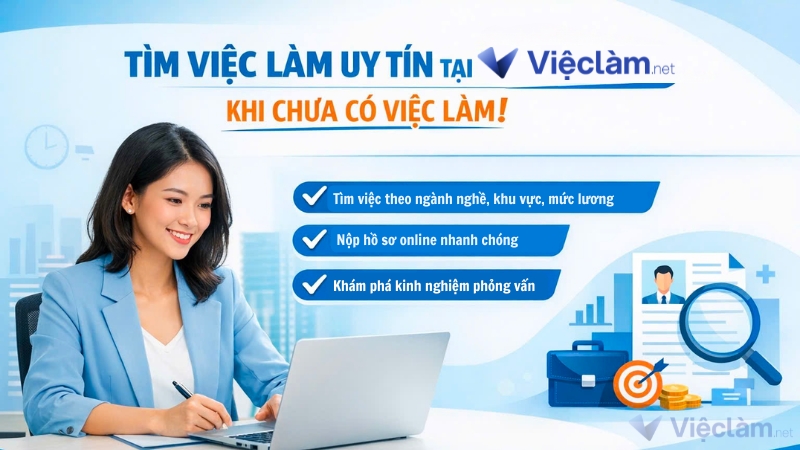 Hướng dẫn cách đăng ký bảo hiểm thất nghiệp online tại nhà nhanh, đơn giản Tìm việc tại Vieclam.net khi chưa có việc
