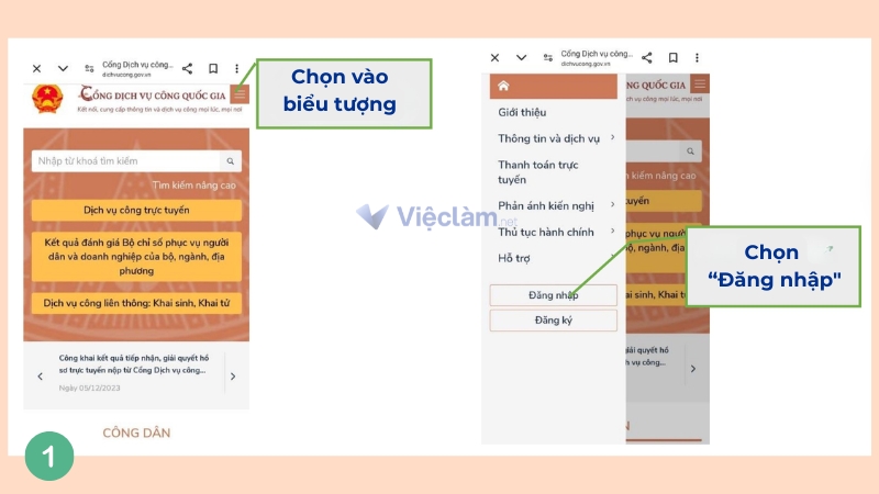 Hướng dẫn cách đăng ký bảo hiểm thất nghiệp online tại nhà nhanh, đơn giản Truy cập Cổng Dịch vụ công Quốc gia