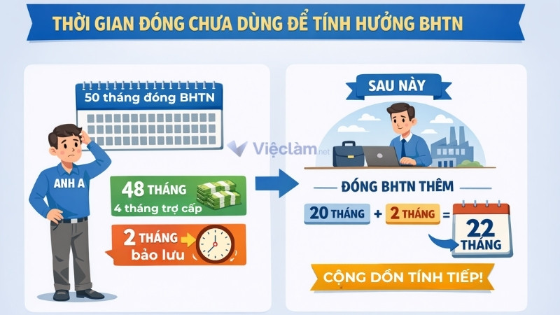 Quy định bảo lưu bảo hiểm thất nghiệp mà người lao động cần biết Người lao động được bảo lưu thời gian đóng bảo hiểm thất nghiệp nếu chưa dùng